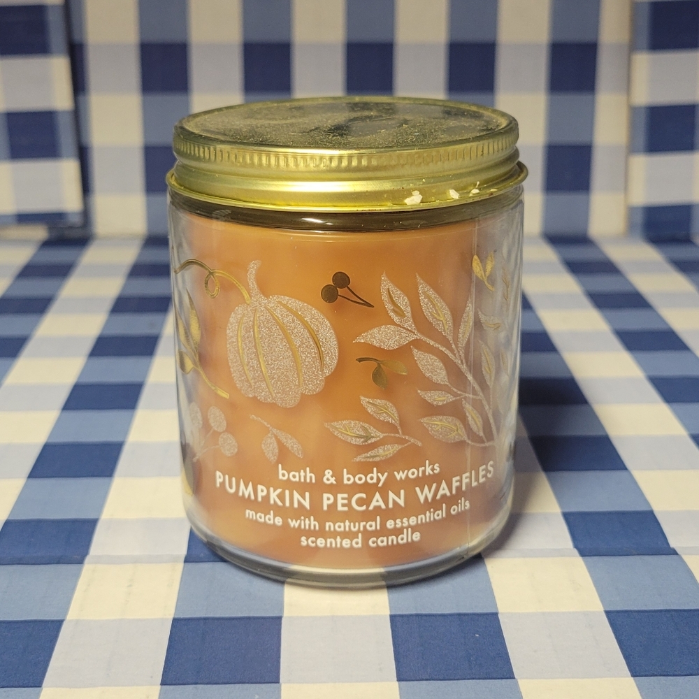 Single-wick Pumpkin Pecan Waffles Scented Candle Bath & Body Works